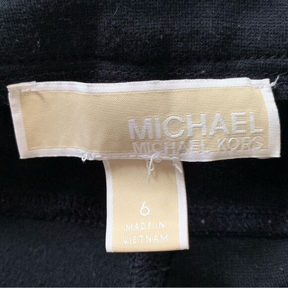 MICHAEL Michael Kors Basics Five Pocket Style Navy Blue Knit Pants Size 6 - Picture 3 of 9